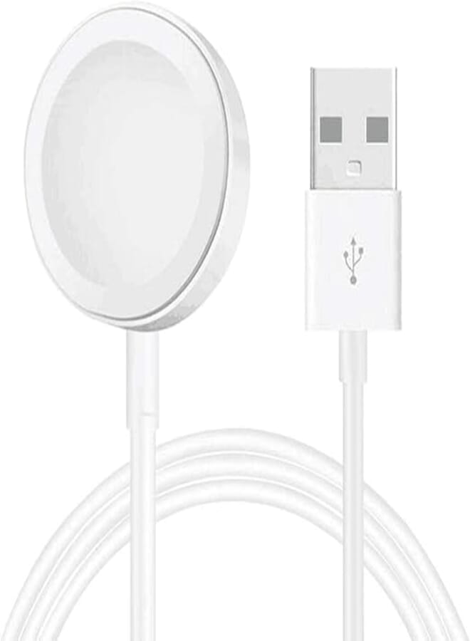 Magnetic Wireless Charger for Watch Series SE/6/5/4/3/2/1 – 1M USB Cable